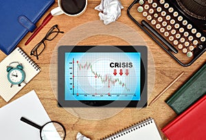 Touch Pad with start up concept on screen