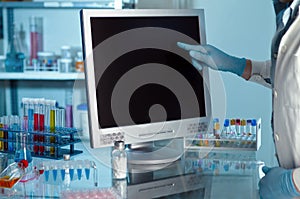 Touch screen in Laboratory