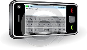 Touch screen mobile