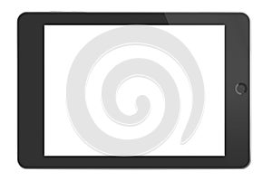 Touch screen tablet computer (3D render).