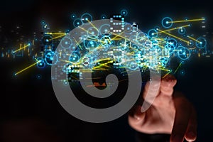 A Touch screen technology. Future modern touch screen technology