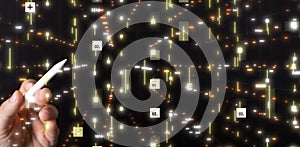 A Touch screen technology. Future modern touch screen technology