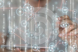 A Touch screen technology. Future modern touch screen technology