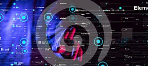 A Touch screen technology. Future modern touch screen technology