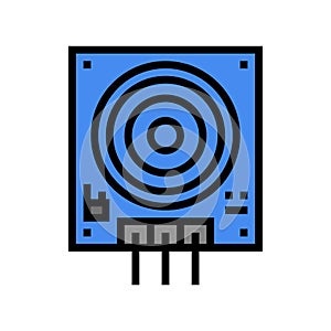 touch sensor module color icon vector illustration photo