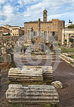 Touch to history, the Roman Forum, Rome