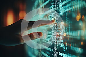 Touching Digital Data Stream