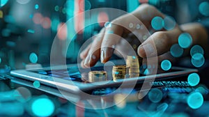 Touching Financial Data on Digital Tablet Interface