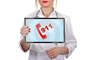 Touchpad with 911