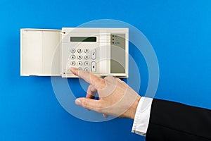 Alarmsystem being activated