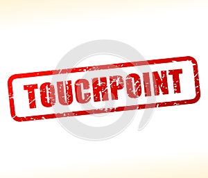 Touchpoint text stamp