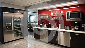 touchscreen office kitchen