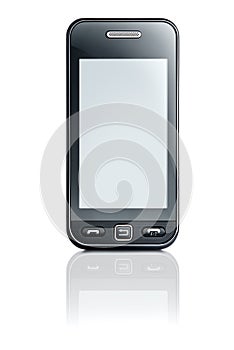 Touchscreen phone photo