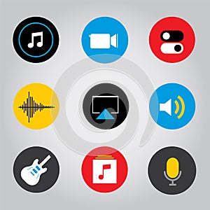 Touchscreen Smart Phone Mobile Application Button Icon Vector illustration.