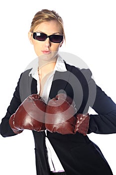 Tough business woman