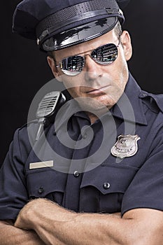 Tough uniformed street cop