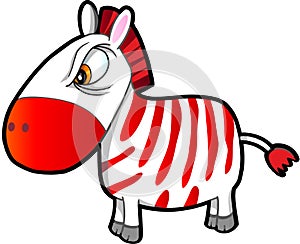 Tough Zebra Vector