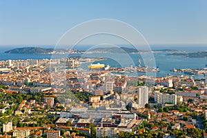 Toulon in a spring evening