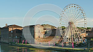 Toulouse Panoramic View of the Garonne River