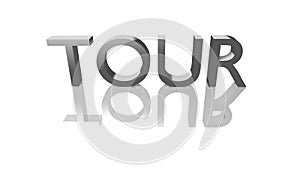 Tour 3d idea illustration