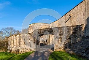 Tour au diable - medieval curtain wall of Metz, France