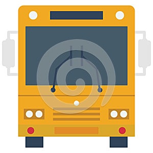 tour bus Color  Vector icon which is fully editable, you can modify it easily