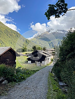 Tour de Mont Blanc hike near Tre le Champ