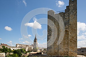 Tour du Roy in French village Saint Emilion Bordeaux france