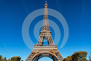 Tour Eiffel paris tower symbol close up detail