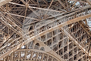 Tour Eiffel paris tower symbol close up detail