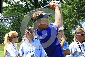 Tour golfer Luke Donald