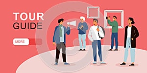 Tour Guide Horizontal Banner