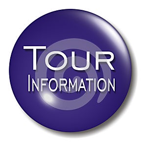 Tour Information Button Orb sign