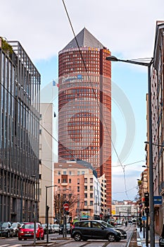 The Tour Part-Dieu, a skyscraper in Lyon, France