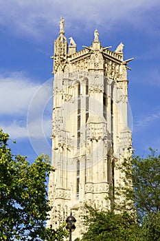 Tour Saint Jacques in Paris, France