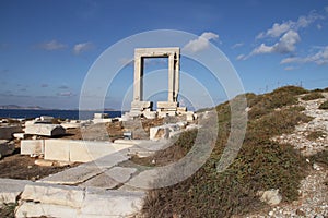 Temple of Apollo Naxos, Greece