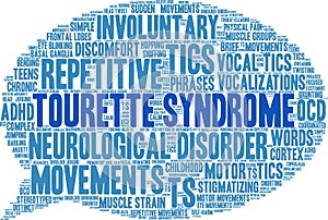 Tourette Syndrome Word Cloud