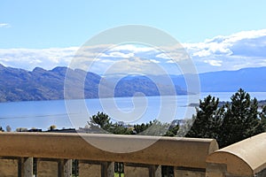 Tourism BC-Mountain view postcard, Kelowna,BC