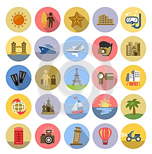 Tourism icons se