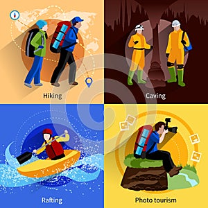 Tourism Icons Set