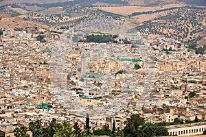 Tourism in Mococco. Fez. City view