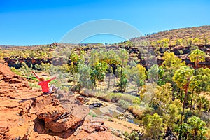 Tourism at Palm Valley