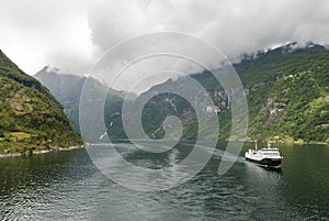 Tourist attraction Geiranger fjord