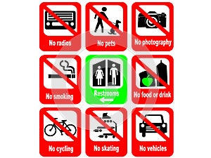 Tourist attraction rules