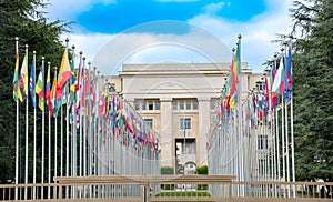Tourist attraction of United Nation office in Geneva