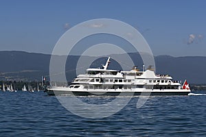 Tourist boat on Lac Leman