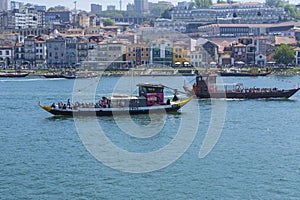 Tourist boats in Porto