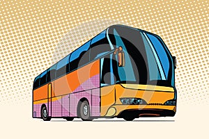 Tourist bus, public transport