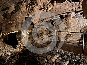 Tourist cave Vrelo in the Gorski kotar region - Fuzine, Croatia or Die HÃ¶hle Vrelo in der kroatischen Region Gorski kotar