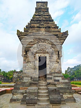 tourist destination beauty cultural  candi Penataran in blitar Indonesia